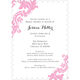 Pink Damask Invitations Image 11 of 12